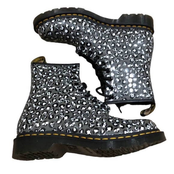 Dr. Martens Leopard Print Boots - Picture 4 of 7